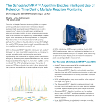 The Scheduled MRM Algorithm Enables Intelligent Use of Retention Time During Multiple Reaction Monitoring