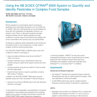 Quantify and Identify Pesticides in Complex Food Samples